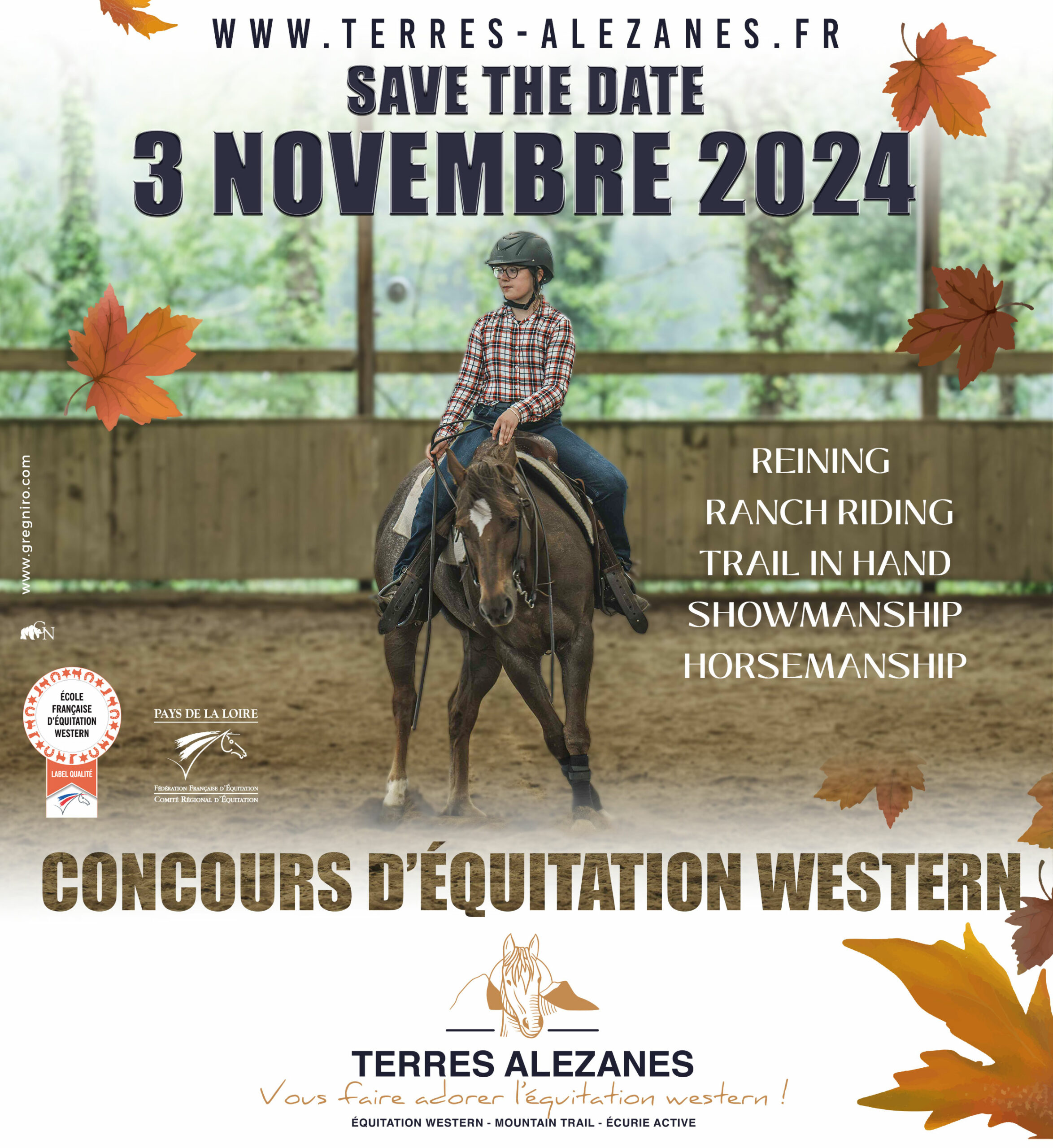 concours équitatioon western terres alezanes